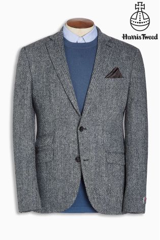 Signature Harris Tweed Wool Jacket